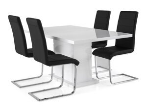 Маса и столове за трапезария Scandinavian Choice 611 (Черен)
