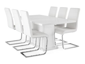 Маса и столове за трапезария Scandinavian Choice 631 (Бял)
