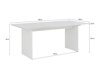 Asztal Denton 215 (Fehér)