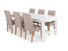 Маса и столове за трапезария Scandinavian Choice 570 (Beige + Кафяв)