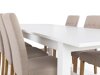 Маса и столове за трапезария Scandinavian Choice 570 (Beige + Кафяв)