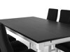 Маса и столове за трапезария Scandinavian Choice 582 (Бял + Черен)