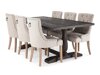Маса и столове за трапезария Scandinavian Choice 590 (Beige)