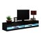 Mueble TV Charlotte A119 (Negro + Negro brillante)