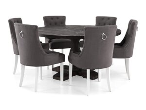 Маса и столове за трапезария Scandinavian Choice 622 (Сив + Бял)