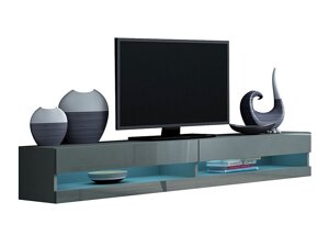 TV-Tisch Charlotte A119 (Grau + Glanzgrau)