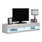 Mueble TV Charlotte A120 (Blanco + Blanco brillante)