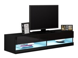 Tv-omarica Charlotte A120 (Črna + Sijaj črna)