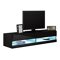 Mueble TV Charlotte A120 (Negro + Negro brillante)