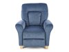 Krēsls reglainer Houston 848 (Zils + Dižskābardis)