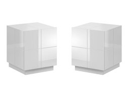 Комплект нощни шкафчета Charlotte 134 (Бял гланц)