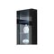 Vitrine murale Charlotte E103 (Noir + Noir brillant)