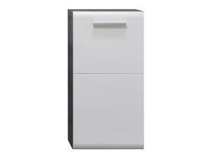 Mobiletto del bagno Columbia AY101 (Grigio + Bianco lucido)