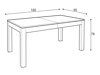 Asztal Boston K186 (Sonoma tölgy)