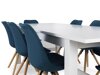 Маса и столове за трапезария Scandinavian Choice 640 (Син + Кафяв)