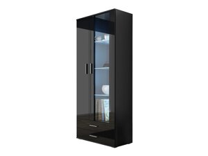 Schaukasten Charlotte E105 (Schwarz + Schwarz glänzend)