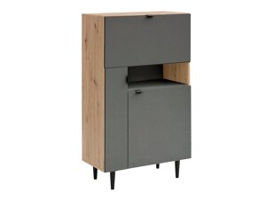 Cabinet Denton F100 (Gri + Stejar Artisan)