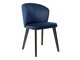 Καρέκλα Boston 369 (Μαύρο + Μπλε)