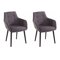 Набор стульев Denton 141 (Тёмно-серый + Чёрный)