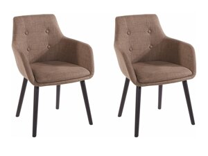 Набор стульев Denton 141 (Светло-коричневый + Чёрный)