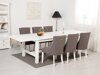 Маса и столове за трапезария Scandinavian Choice 644 (Тъмно сив + Бял)