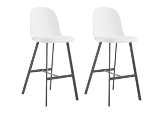 Baro kėdžių komplektas Denton 123 (Balta)