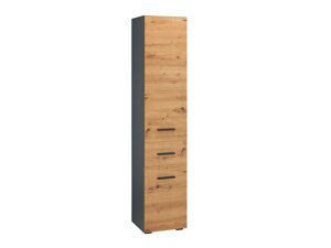 Cabinet de baie neancorat Denton R103 (Antracit + Stejar)