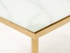 Kisasztal Concept 55 141 (Sárgaréz + Fehér márvány)