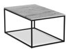 Mesa para revistas Concept 55 145 (Cinzento mármore + Preto)