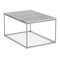 Mesa para revistas Concept 55 145 (Cinzento mármore + Prata)
