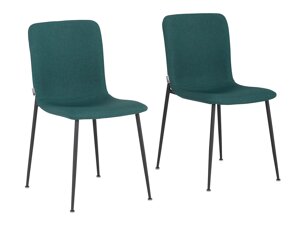 Conjunto de sillas Denton 159 (Verde + Negro)