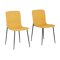 Krēslu komplekts Denton 159 (Dzeltens + Melns)