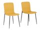 Conjunto de sillas Denton 159 (Amarillo + Negro)