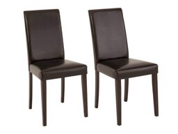 Conjunto de sillas Denton 286 (Marrón oscuro)
