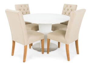 Conjunto de comedor Scandinavian Choice 703 (Beige)