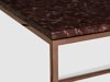 Tavolino da caffè Concept 55 150 (Marmo rosso + Rame)