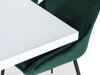 Маса и столове за трапезария Scandinavian Choice 726 (Зелен + Черен)