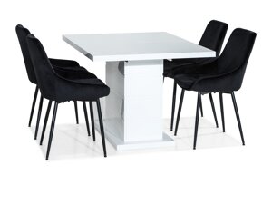 Маса и столове за трапезария Scandinavian Choice 726 (Черен)