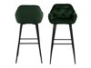 Barski stol Oakland 623 (Zelena + Črna)