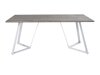Tisch Dallas 372 (Grau + Weiß)
