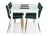 Маса и столове за трапезария Scandinavian Choice 732 (Зелен)