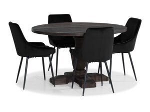 Маса и столове за трапезария Scandinavian Choice 743 (Черен)