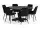 Маса и столове за трапезария Scandinavian Choice 744 (Черен)