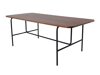 Asztal Dallas 1717 (Dió + Fekete)