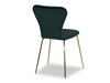 Καρέκλα Andrarum 191 (Πράσινο + Χρυσό)