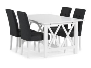 Маса и столове за трапезария Scandinavian Choice 783 (Сив)