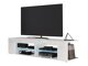 Mueble TV Nashville 113 (Blanco + Blanco brillante)