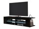 Mueble TV Nashville 113 (Negro + Negro brillante)