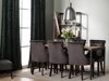 Маса и столове за трапезария Manor House 209 (Сив + Черен)