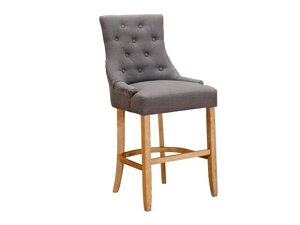 Барный стул Bloomington 213 (Серый + Светло-коричневый)